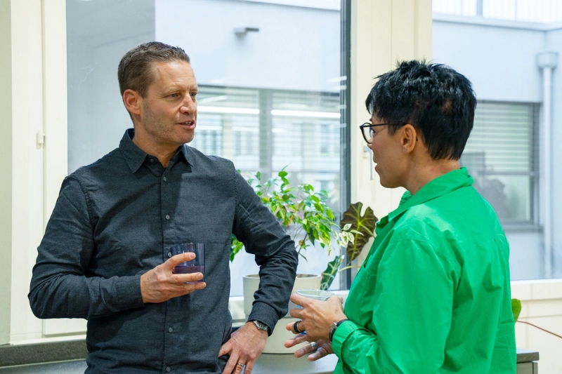 Studierende im Gespräch