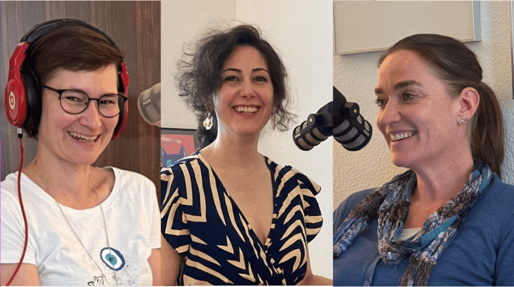 Podcast Team Jeanette, Laura, Isabelle
